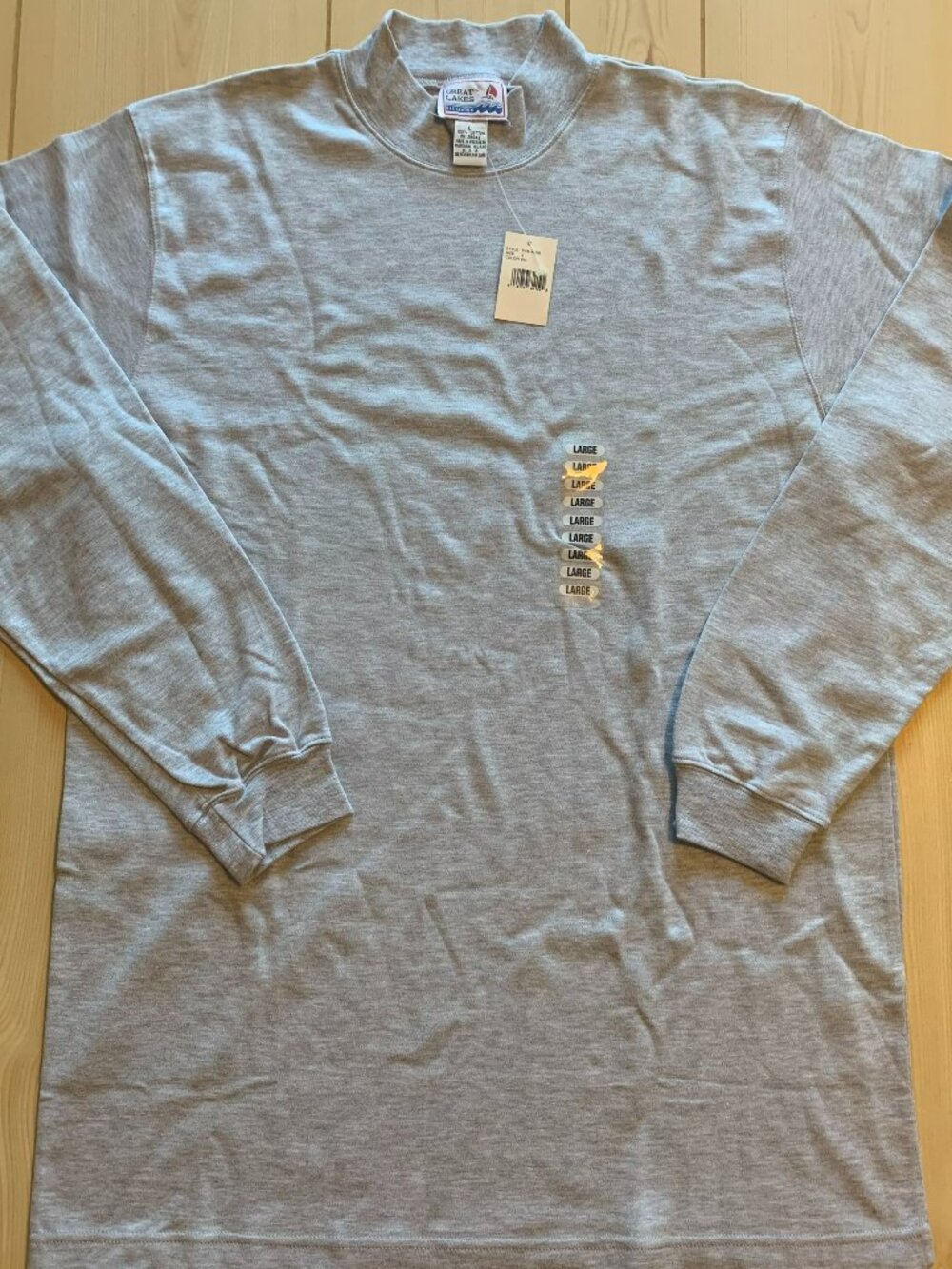 Vintage 90s Great Lakes Recreation Long Sleeve Collared Casual Shirt NWT L